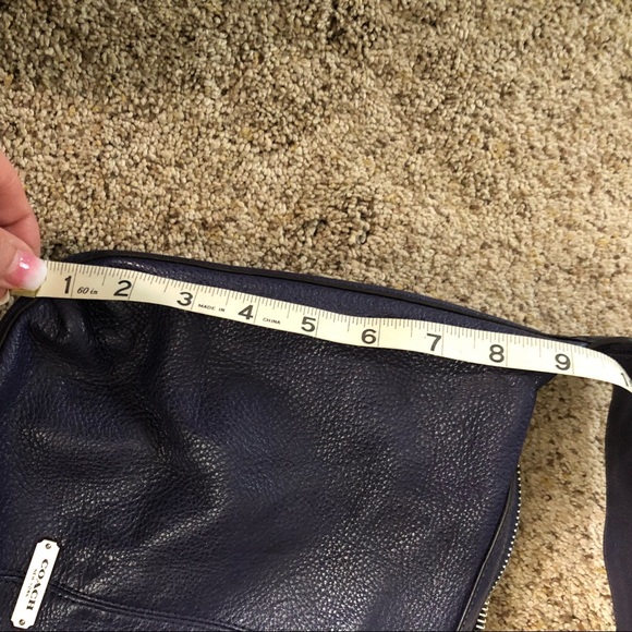 Purple- blue small coach hobo bag - Picture 6 of 8